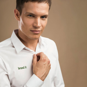 THC PARIS WH. Men's poplin shirt
