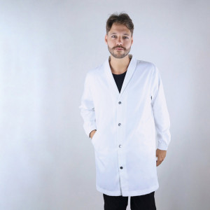 THC MINSK WH. Unisex workwear smock