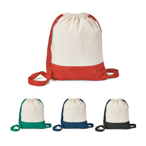100% cotton drawstring bag