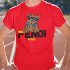 Teddy Bear Chubby Groovy Funky Retro Fendi