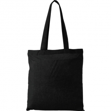 Black ECO tote bag, 100% cotton