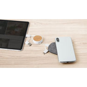 Printed USB charging cables