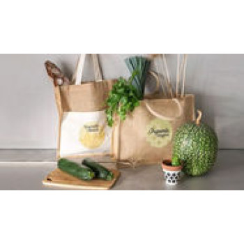 Рекламные джутовые сумки