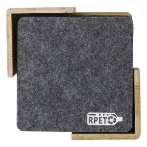 LAWRENCE - rPET felt coaster set