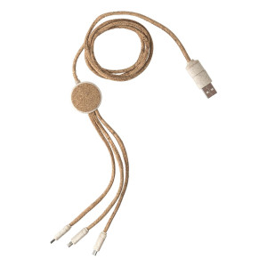 GEMMA - Stainless steel charging cable