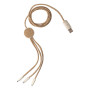 GEMMA - Stainless steel charging cable