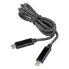 CLAUDIA - Nylon fabric charging cable 65W