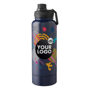 NATHANIEL - Stainless steel double-walled drinking bottle 1000 ml