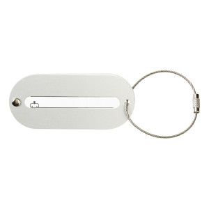 ISA - Aluminium luggage tag