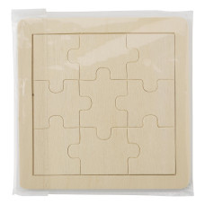ALVARO - Wooden nine piece puzzle