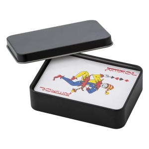 NATHAN - Metal tin with playing cards