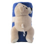 OWEN - Plush toy bear with fleece blanket