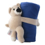 OWEN - Plush toy bear with fleece blanket