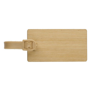 SHAWN - Bamboo luggage tag