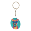 KEYBADGE RPET MINI - pin button keyring