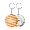 KEYBADGE BOTTLE - pin button keyring