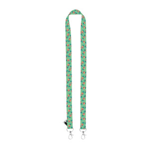 SUBYARD DOUBLE RPET - custom sublimation lanyard