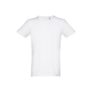 THC SAN MARINO WH - Men's short-sleeved T-shirt in combed cotton. White