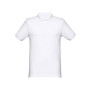THC MONACO WH - Men's short-sleeved piqué polo shirt in 100% cotton