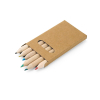 BIRD - Pencil box with 6 coloured pencils