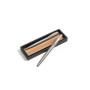 ELLA - Roller and ballpoint pen set with stainless steel body (53% rSS) with clip