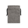 GIBRALTAR - Recycled cotton gift bag (70%) and polyester (30% rPET) (140 g/m²)