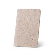 93294 - A6 notepad with flexible cover made from tea leafs waste (65%)