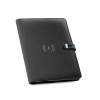 EMERGE A5 FOLDER - A5 folder in 300D recycled polyester (100% rPET) with wireless charger