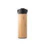 LAVER - Thermos bottle in bamboo, stainless steel and PP 440 mL