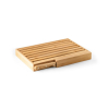 PASSARD - Bread board in bamboo with stainless steel knife
