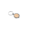 HOMER ROUND - Circular bamboo keyring