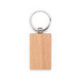 STEWIE - Rectangular keyring in beech wood
