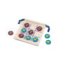 CROSSES - Classic 10-piece plywood Tic Tac Toe game