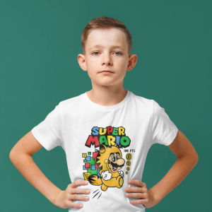 Супер Марио косплей Гарфилда Супер Марио косплей Гарфилда