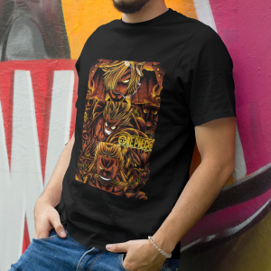 One Piece Zoro Sanji and Luffy gold