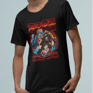 One Piece Luffy and Shanks vs Buggy and Marshall D. Teach