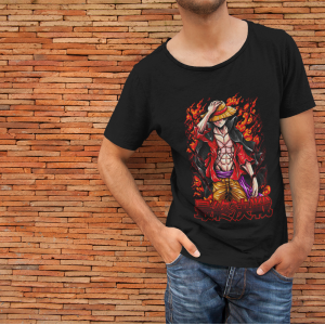 One Piece Luffy hiding under his hat