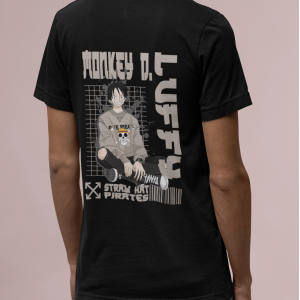 One Piece Luffy in modern clothes