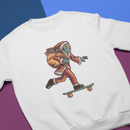 Alien Santa Skater