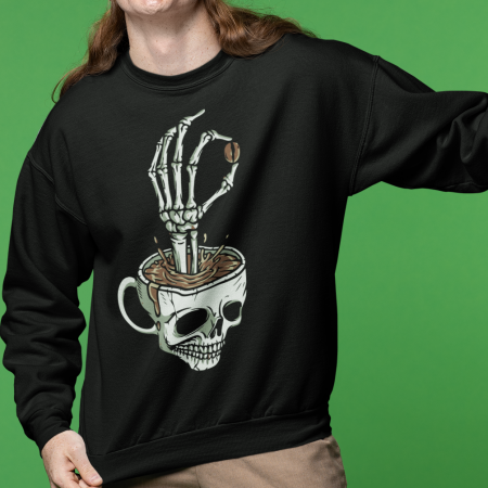 Death Coffee Skull Cup Drink