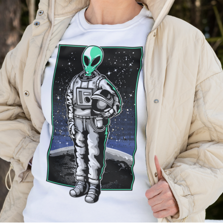 Alien Astronaut Poster