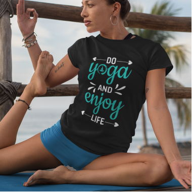 Do yoga and enjoy the life