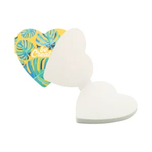 CREASTICK HEART - custom sticky notepad