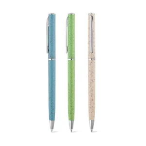 DEVIN - Ball pen with wheat straw fibre and ABS with twist mechanism